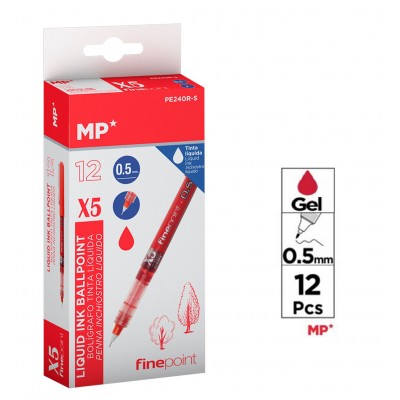 BOLIGRAFO X5 TINTA LIQUIDA ROJO 0.5 MM