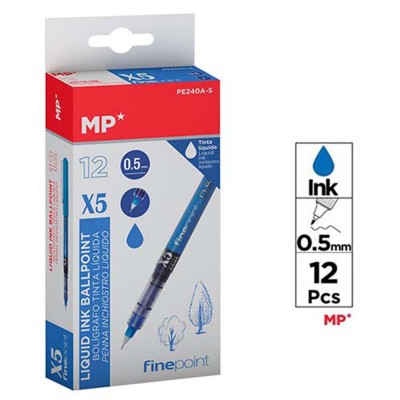 BOLIGRAFO X5 TINTA LIQUIDA AZUL 0.5 MM