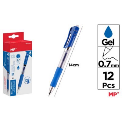 BOLIGRAFO TINTA GEL AZUL 0.7 MM