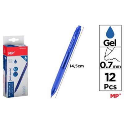 BOLIGRAFO TINTA GEL AZUL 0.7 MM