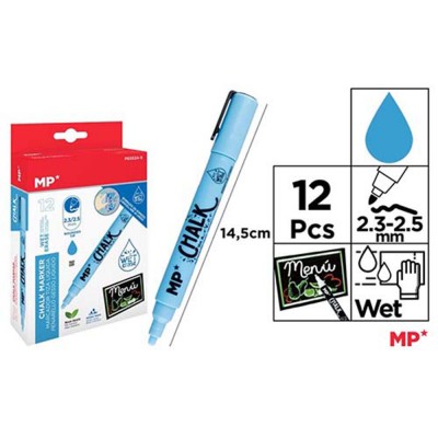 MARCADOR TIZA LIQUIDA AZUL 2.3-2.5 MM