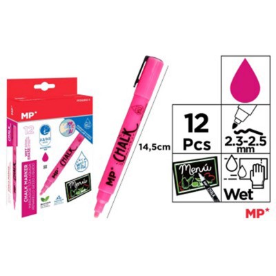 MARCADOR TIZA LIQUIDA ROSA 2.3-2.5 MM