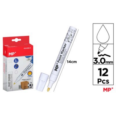 MARCADOR DE PINTURA BLANCO 3 MM