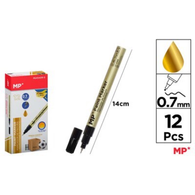 MARCADOR DE PINTURA ORO 0.7 MM