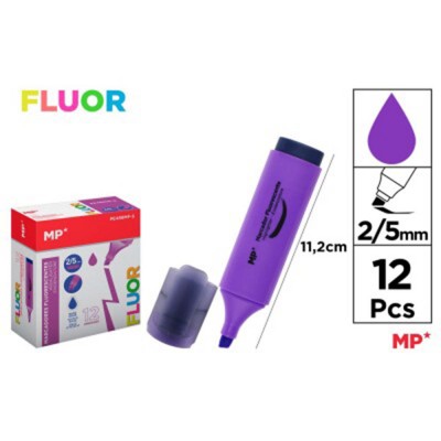 MARCADOR FLUORESCENTE MORADO 2-5 MM