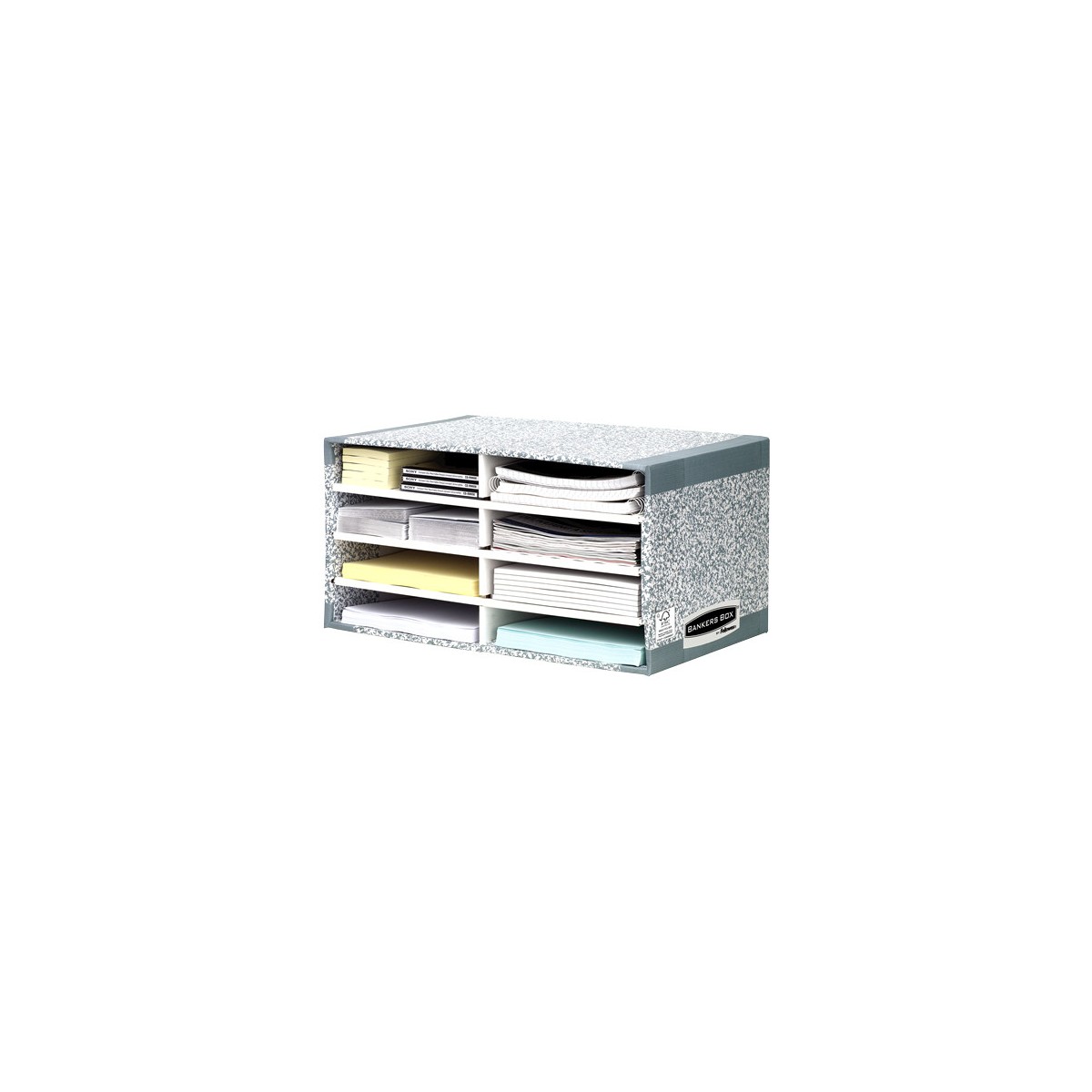 ORGANIZADOR GRIS BLANCO BANKERS BOX 08750EU