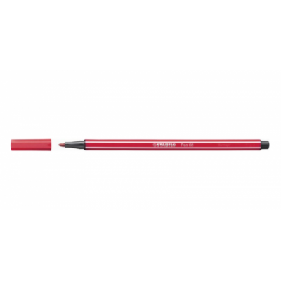 ROTULADOR PUNTA FIBRA MEDIA 1MM PEN 68 ROJO OSCURO STABILO 68 50