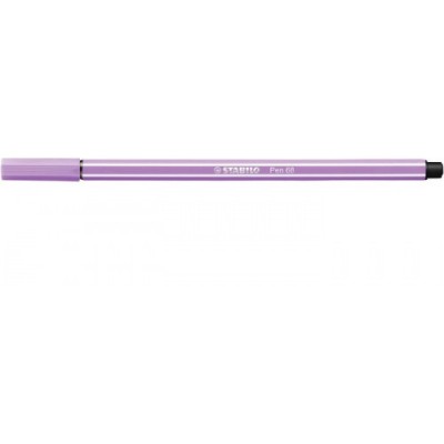 ROTULADOR PUNTA FIBRA MEDIA 1MM PEN 68 LILA CLARO STABILO 68 59