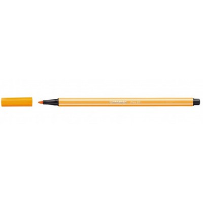 ROTULADOR PUNTA FIBRA MEDIA 1MM PEN 68 NARANJA NEON STABILO 68 054