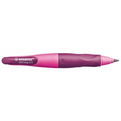 PORTAMINAS EASYERGO MINAS EXTRA GRUESAS 315MM PARA ZURDOS ROSA STABILO B 46864 3