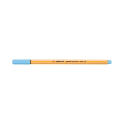 ROTULADOR PUNTA FINA POINT 88 04MM AZUL NEON STABILO 88 031