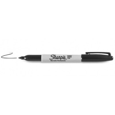 MARCADOR PERMANENTE SHARPIE NEGRO PAPERMATE S0810930