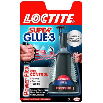 ADHESIVO INSTANTANEO SUPER GLUE 3GR POWER GEL LOCTITE 2640067