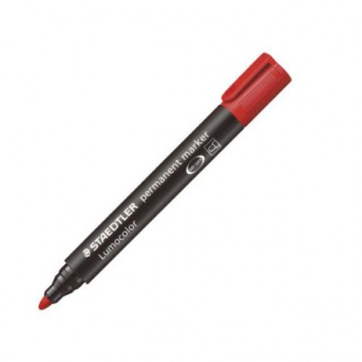 MARCADOR PERMANENTE LUMOCOLOR 352 TRAZO 2MM ROJO STAEDTLER 352 2