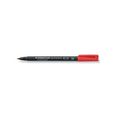 MARCADOR LUMOCOLOR PERMANENTE PUNTA MEDIA 1MM ROJO STAEDTLER 317 2