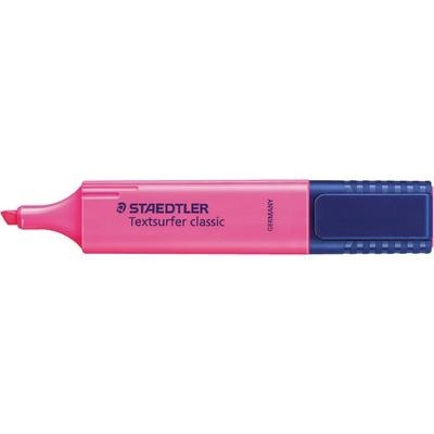 MARCADOR FLUORESCENTE TEXTSURFER CLASSIC 1 5MM ROSA STAEDTLER 364 23