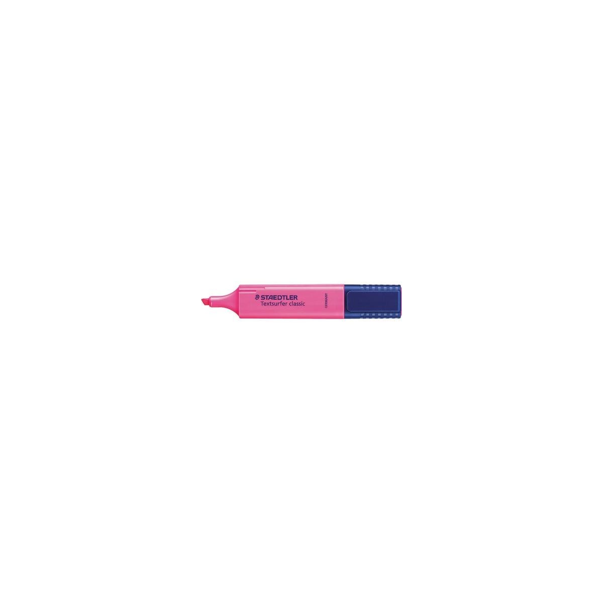 MARCADOR FLUORESCENTE TEXTSURFER CLASSIC 1 5MM ROSA STAEDTLER 364 23