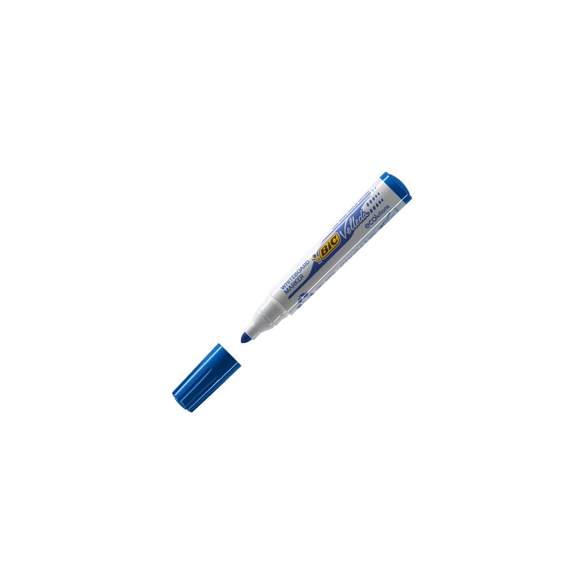 MARCADOR PARA PIZARRA BLANCA 1701 TINTA A BASE DE ALCOHOL TRAZO 15MM AZUL VELLEDA 904938