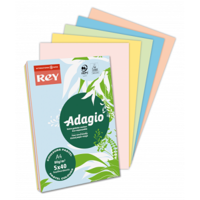 PAQUETE 500H PAPEL 80GR A4 MARFIL PALIDO ADAGIO 156217