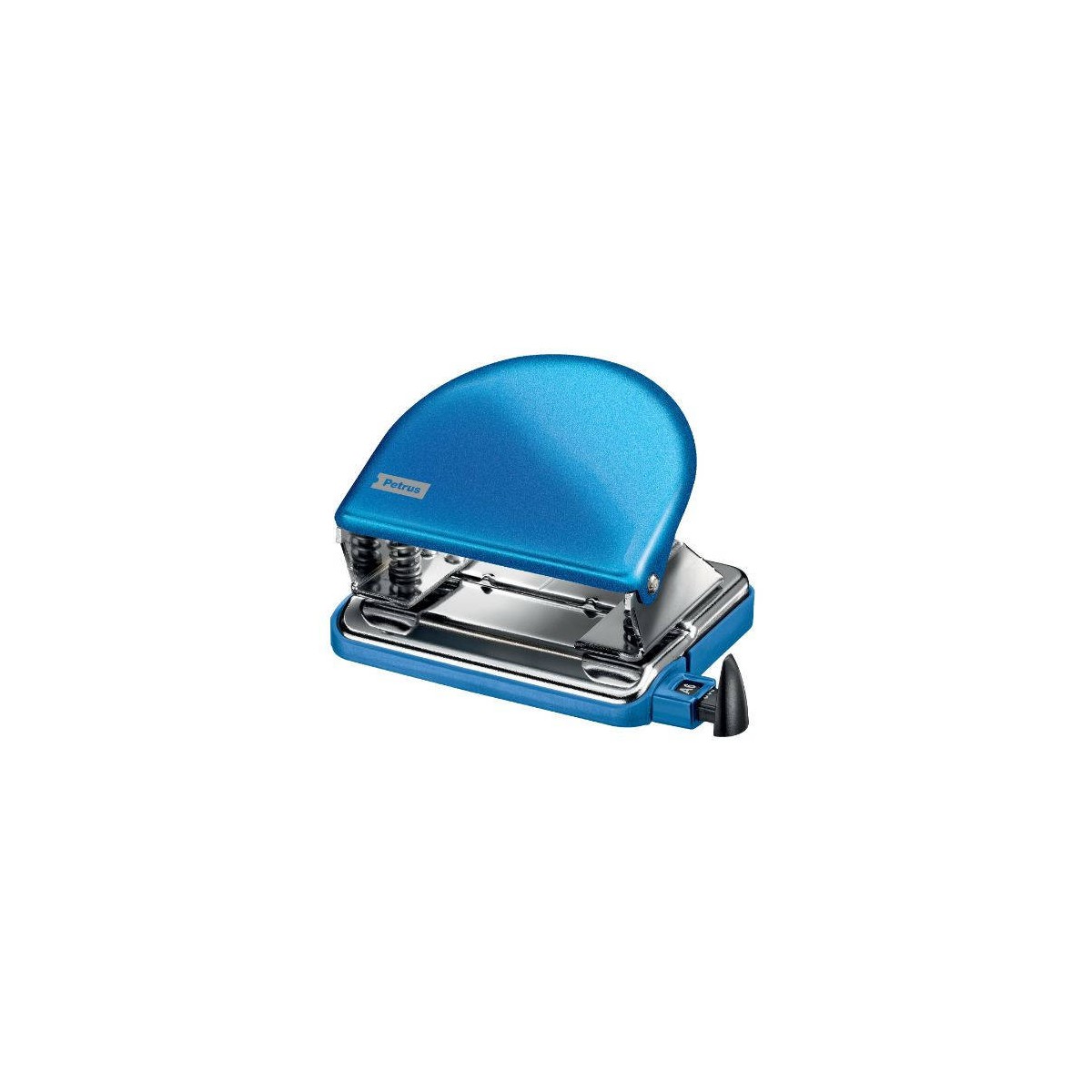 TALADRO METALICO MODELO 52 WOW CAPACIDAD 20 HOJAS COLOR AZUL PETRUS 626518