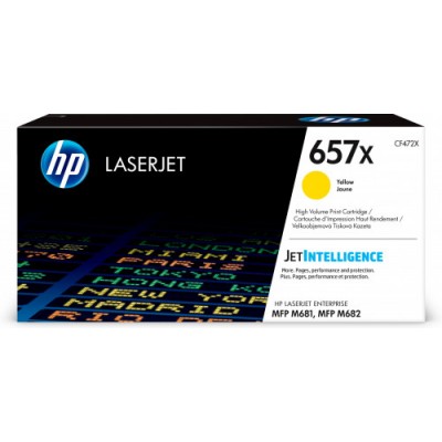 HP TONER 657X AMARILLO ALTA CAPACIDAD LASERJET M681 CF472X