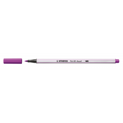 ROTULADOR PUNTA FIBRA PINCEL PEN 68 BRUSH LILA STABILO 568 58