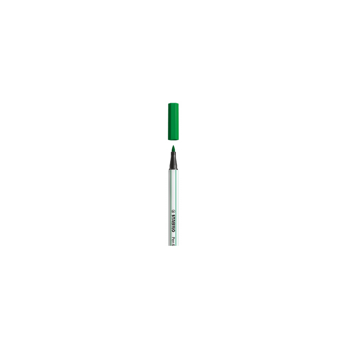 ROTULADOR PUNTA FIBRA PINCEL PEN 68 BRUSH VERDE STABILO 568 36