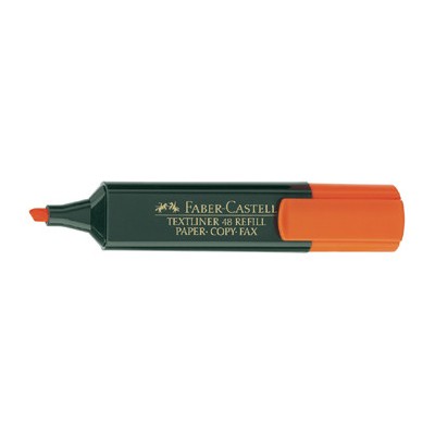 MARCADOR FLUOR TEXTLINER NARANJA FABER CASTELL 154815