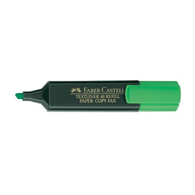 MARCADOR FLUOR TEXTLINER VERDE FABER CASTELL 154863