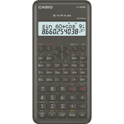 CALCULADORA CIENTIFICA DE 12 DiGITOS CASIO FX 82MS 2 W ET B