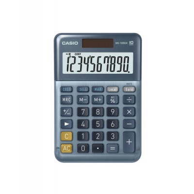 CALCULADORA DE SOBREMESA DE 10 DiGITOS CASIO MS 100EM