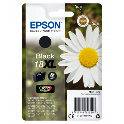 Epson Daisy Cartucho 18XL negro