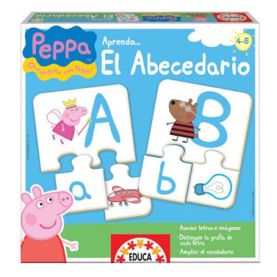 JUEGO APRENDO EL ABECEDARIO PEPPA PIG DE 4 5 ANOS EDUCA BORRAS 15652