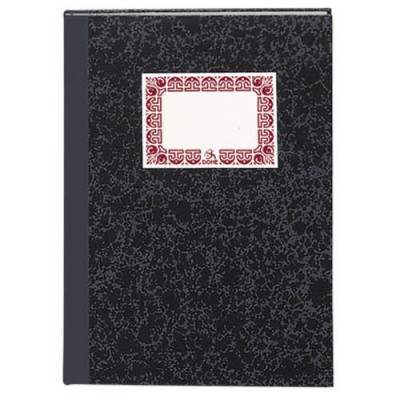 CUADERNO CARTONe CONTABILIDAD CUADRiCULA GRIS OSCURO FOLIO NATURAL 100 HOJAS DOHE 09956