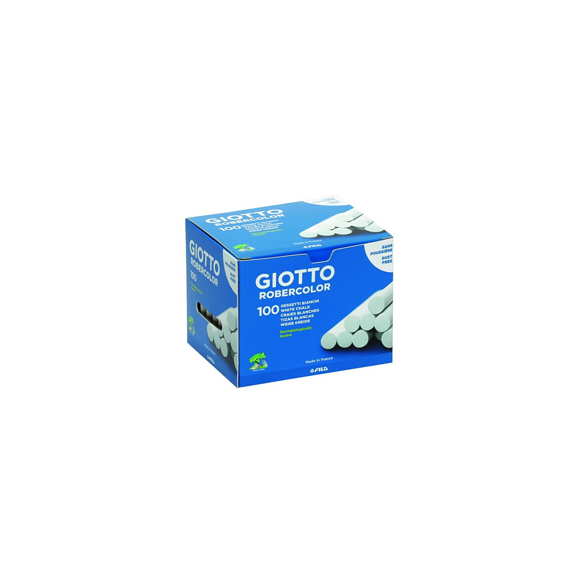 CAJA 100 TIZAS BLANCAS GIOTTO F538800