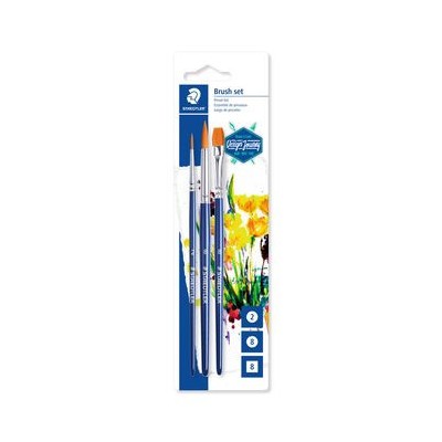 Staedtler 989 SBK3 3 pincel para bellas artes 3 piezas