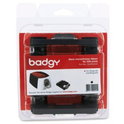 CONSUMIBLE MONOCROMO NEGRO PARA 500 IMPRESIONES BADGY CBGR0500K