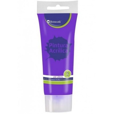 BOTE PINTURA ACRILICA 75 ML MORADO BISMARK 328524