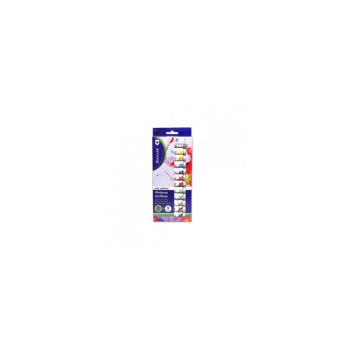 Bismark 327025 pintura acrilica 12 ml Multi Tubo