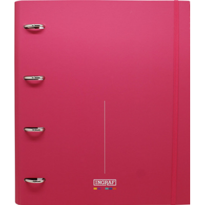 Ingraf 350760 carpeta de carton A4 Rosa