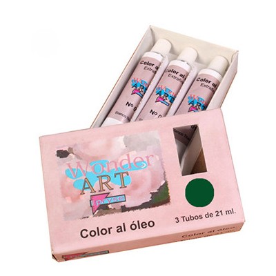 Pryse 6250037 pintura al oleo 21 ml Tubo Verde