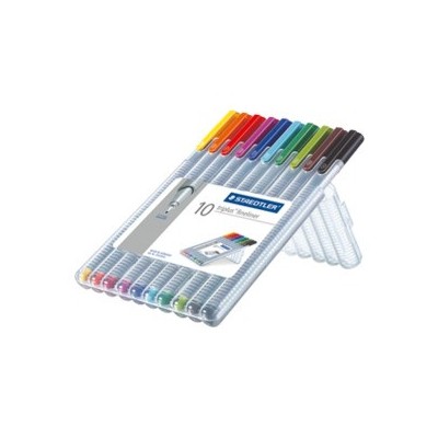 ESTUCHE 10 PZAS TRIPLUS FINELINER 334 SURT STAEDTLER 334 SB10