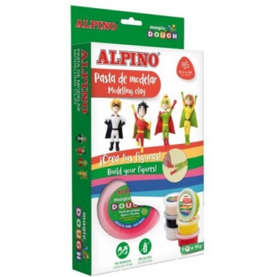 Alpino DP000207 compuesto para ceramica y modelaje Arcilla de modelar 240 g Multicolor 1 piezas