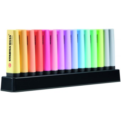 ESTUCHE DESKJET 15 BOSS COLORES PASTEL SURTIDOS STABILO 7015 02 5