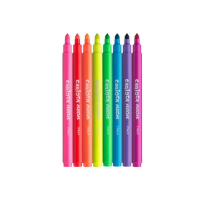 ESTUCHE ROTULADORES NEON 8 PCS CARIOCA 42785