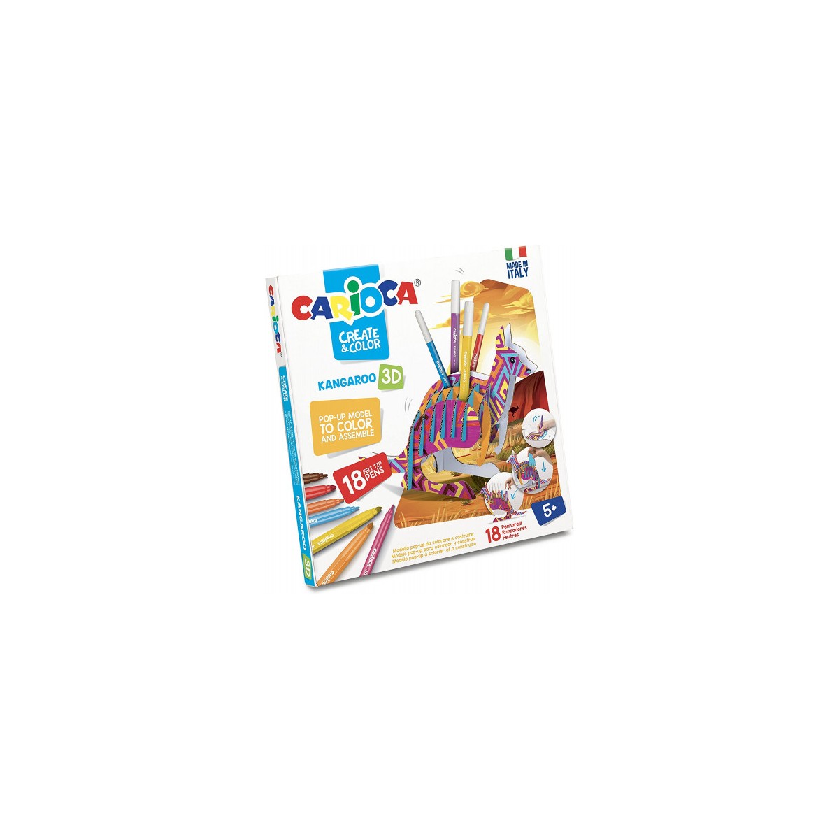 SET CREATE COLOR KANGAROO 3D CARIOCA 42903