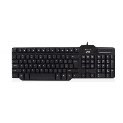 Ewent EW3252 teclado USB QWERTY Espanol Negro