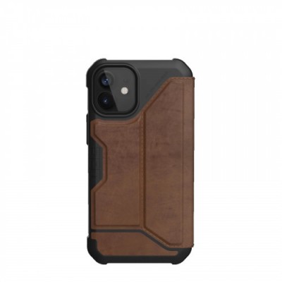 UAG APPLE IPHONE 12 MINI METROPOLIS LEATHER BROWN