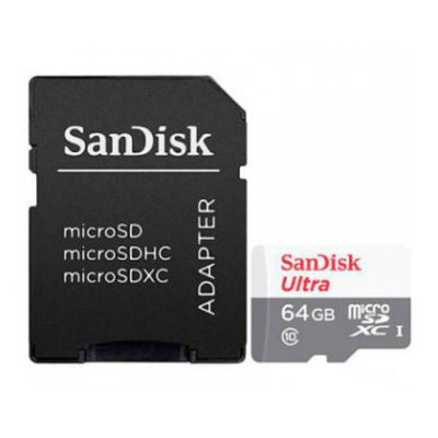 SanDisk 64GB Ultra microSDXC memoria flash Clase 10