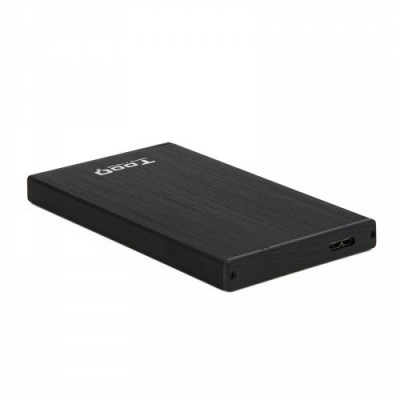 TooQ CAJA HDD 25 SATA A USB 20 USB 30 NEGRA